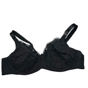 Le Mystere Black Underwire Bra 38B Lace Florence nursing bra
